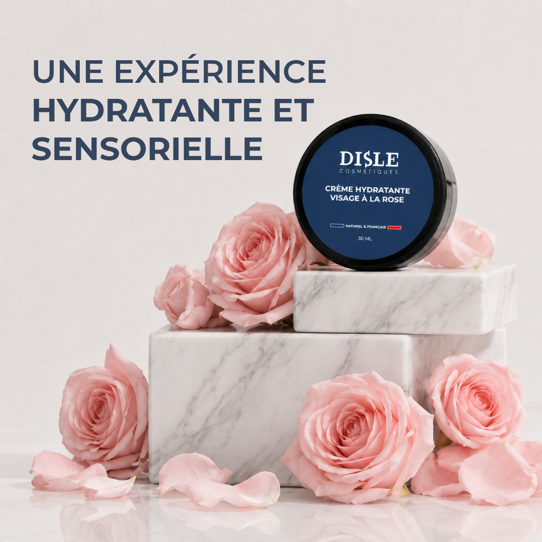 CRÈME HYDRATANTE VISAGE À LA ROSE