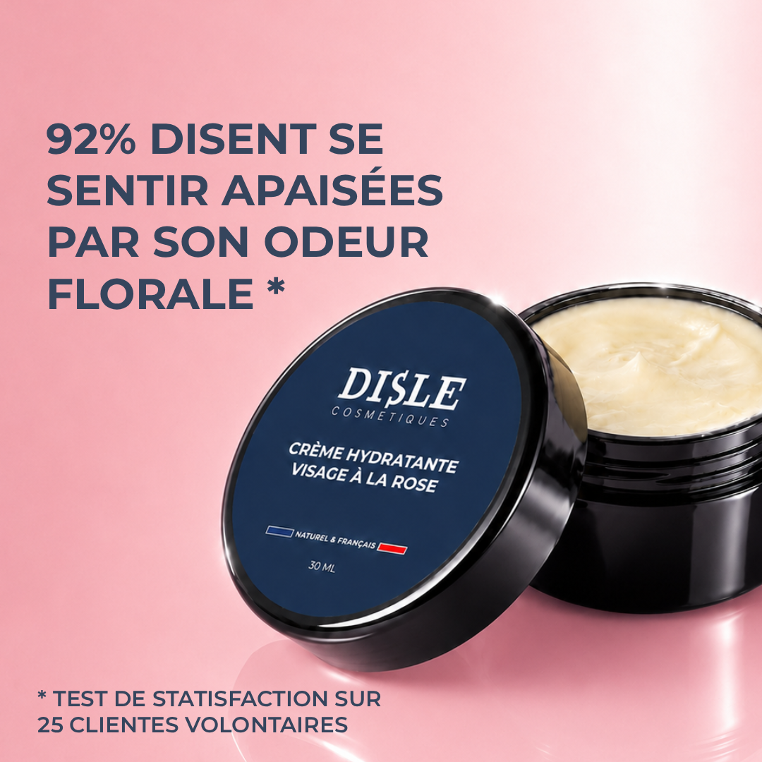 CRÈME HYDRATANTE VISAGE À LA ROSE